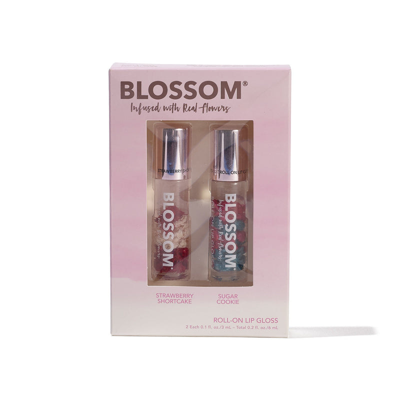 2 Piece Set - Two Holiday Scented Roll-On Lip Gloss
