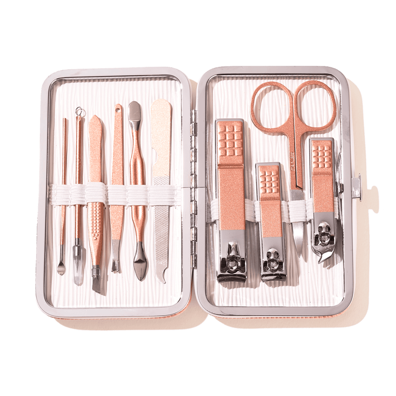 Amazon.com : WOAMA Manicure Set Professional 18 in 1 Nail Clippers Set  Manicure Pedicure Kit Stainless Steel Manicure Tools Nail Care Kit with  Glass Nail File : Beauty & Personal Care