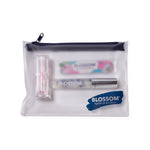 Holiday Lip Pouch With Lip Oil, Shimmering Color-Changing Lip Balm, Bonus Nail File